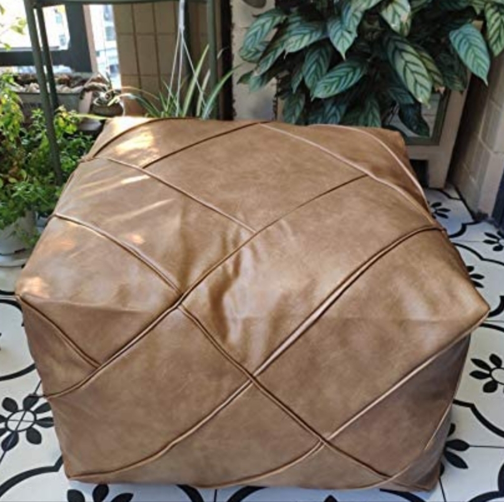 Unstuffed Ottoman Pouf
